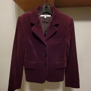 PRICE JUST REDUCED!! Red Velvet Hache Blazer
